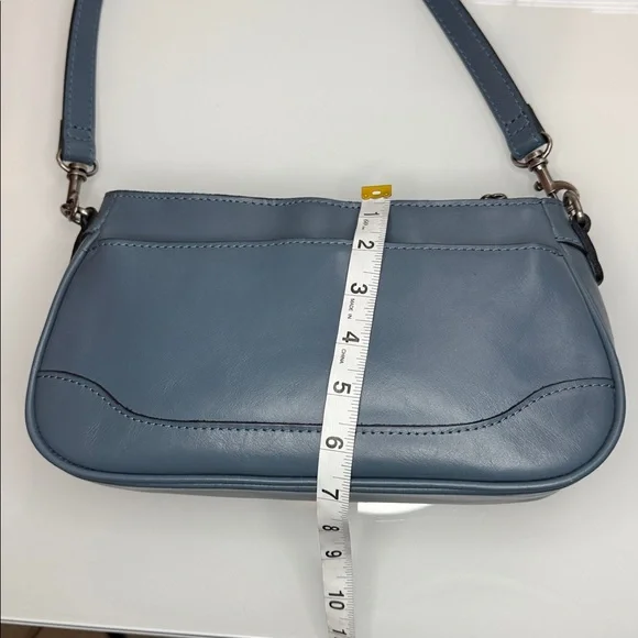 Patricia Nash Nova blue leather shoulder bag - Picture 14 of 16